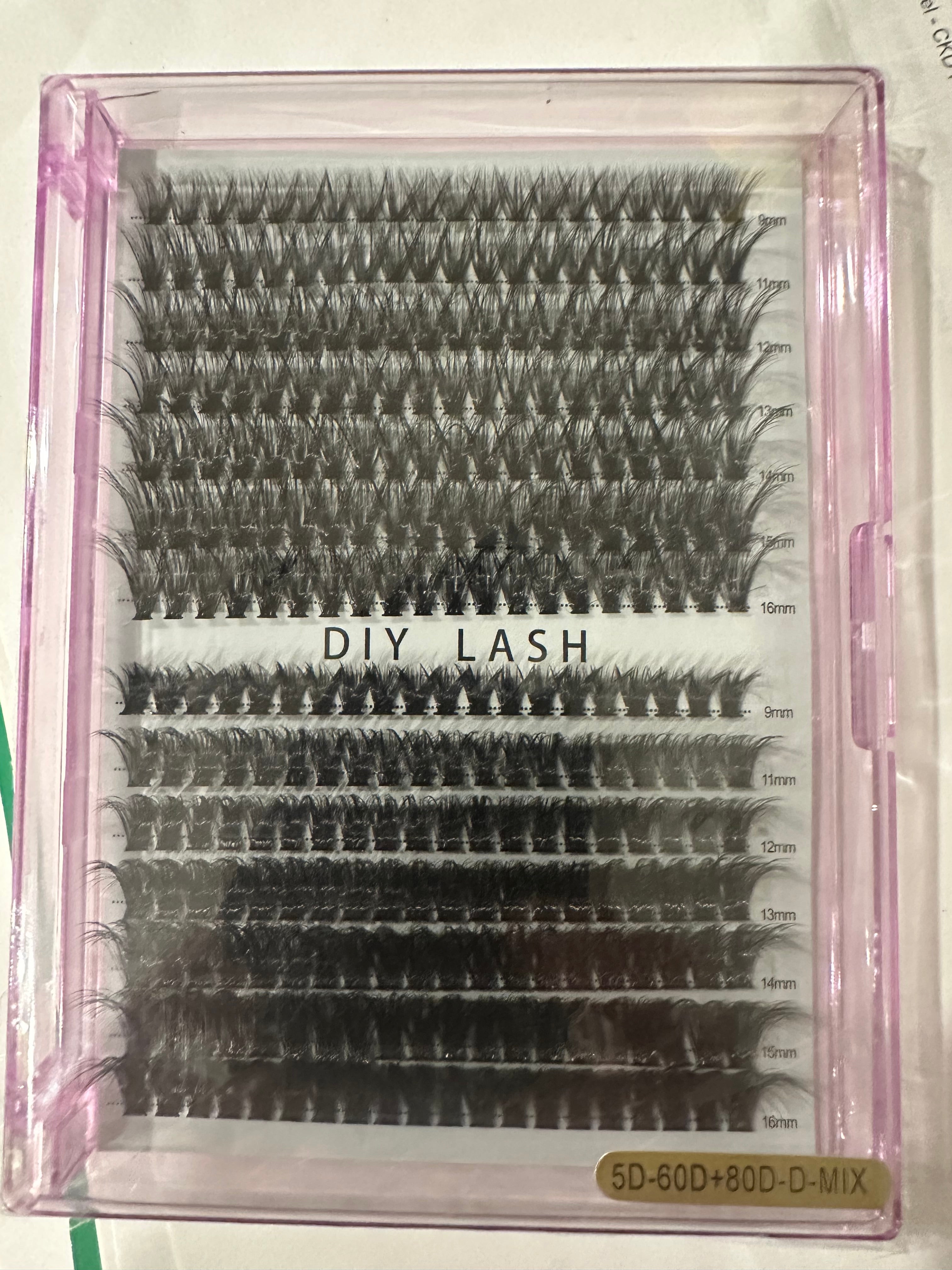 DIY Lash 5D-60D+80D-D-Mix 280 count