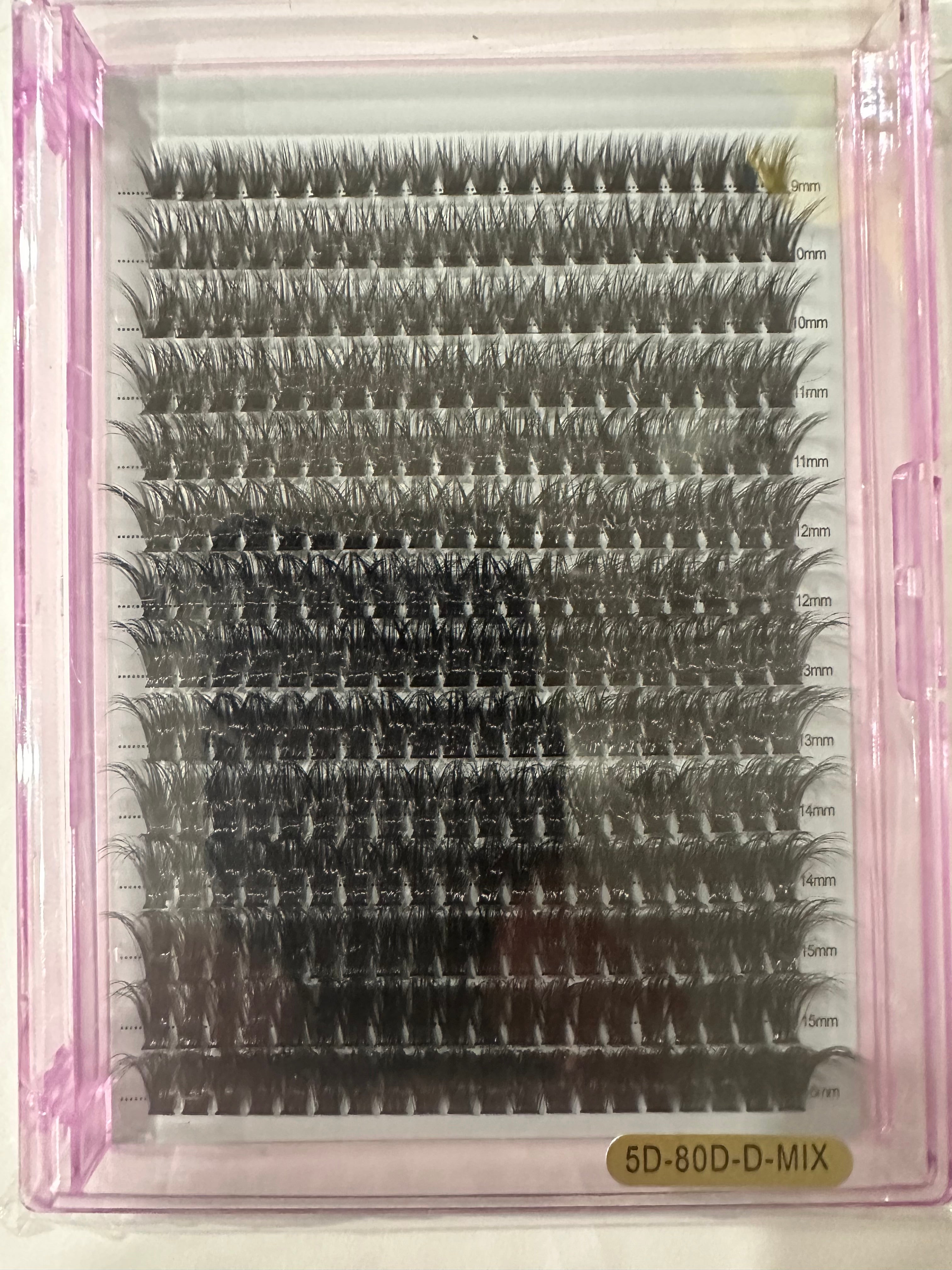 Ladies DIY Faux Eye lash extensions 5D-80D Mix