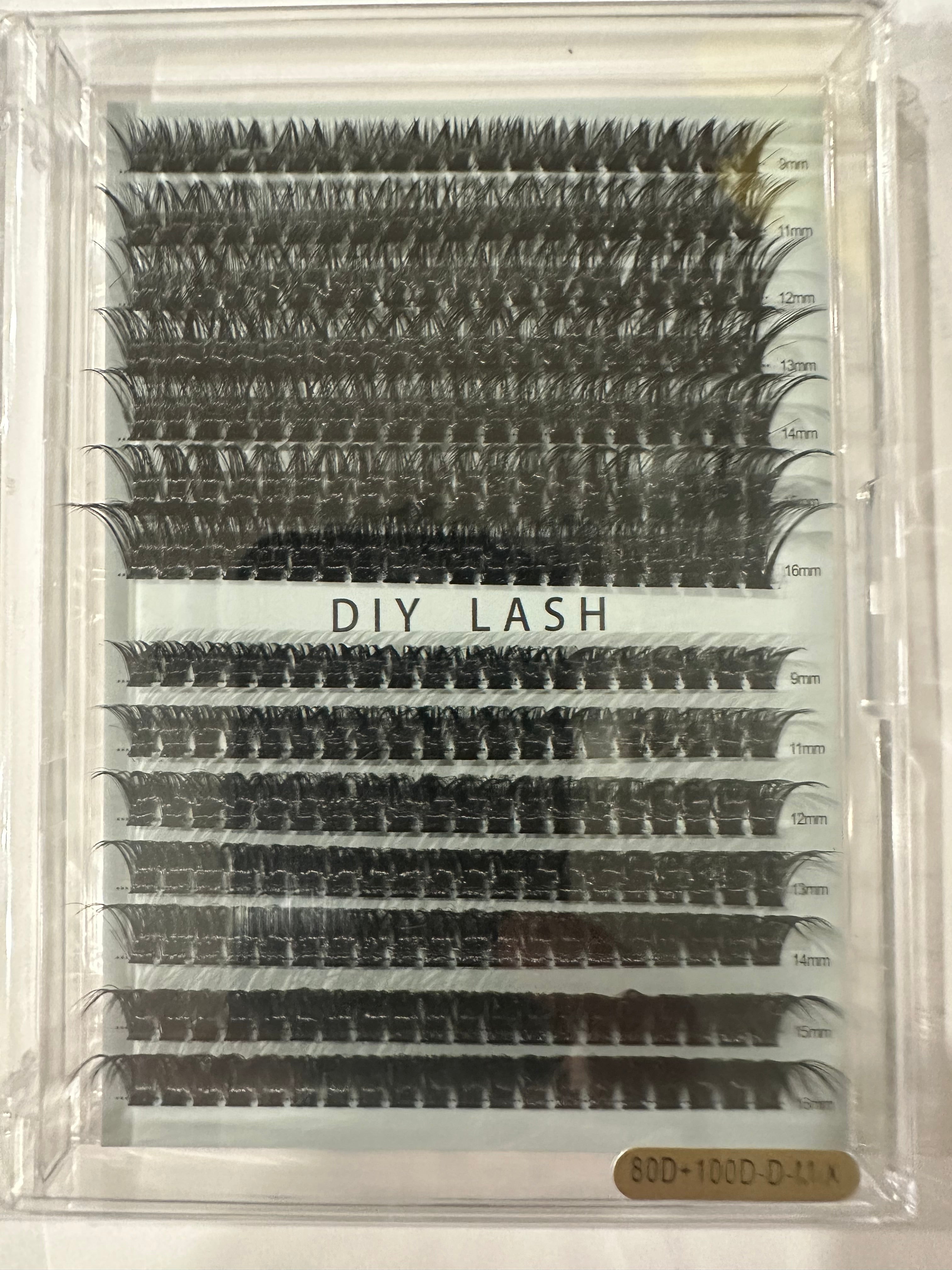DIY Ladies faux eye lashes 80D+100D Mix